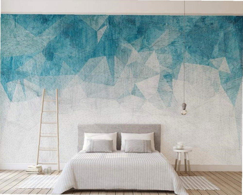 Beibehang Custom wallpaper Nordic minimalism abstract lines geometric TV background wall 3d wallpaper papier peint mural 3d